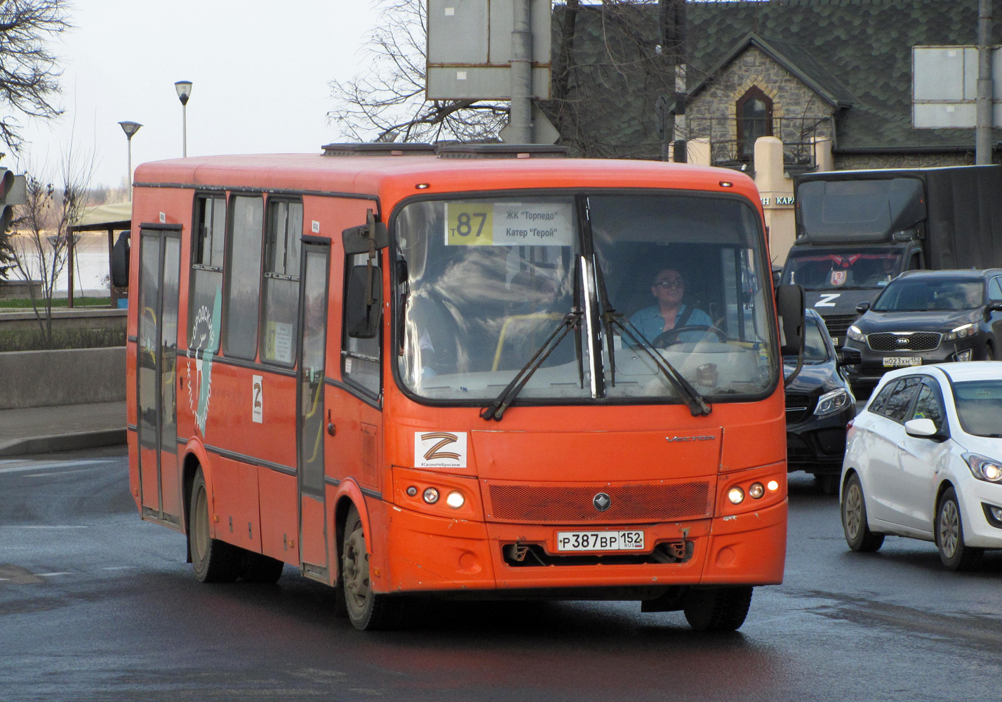 Нижегородская область, ПАЗ-320414-05 "Вектор" № Р 387 ВР 152