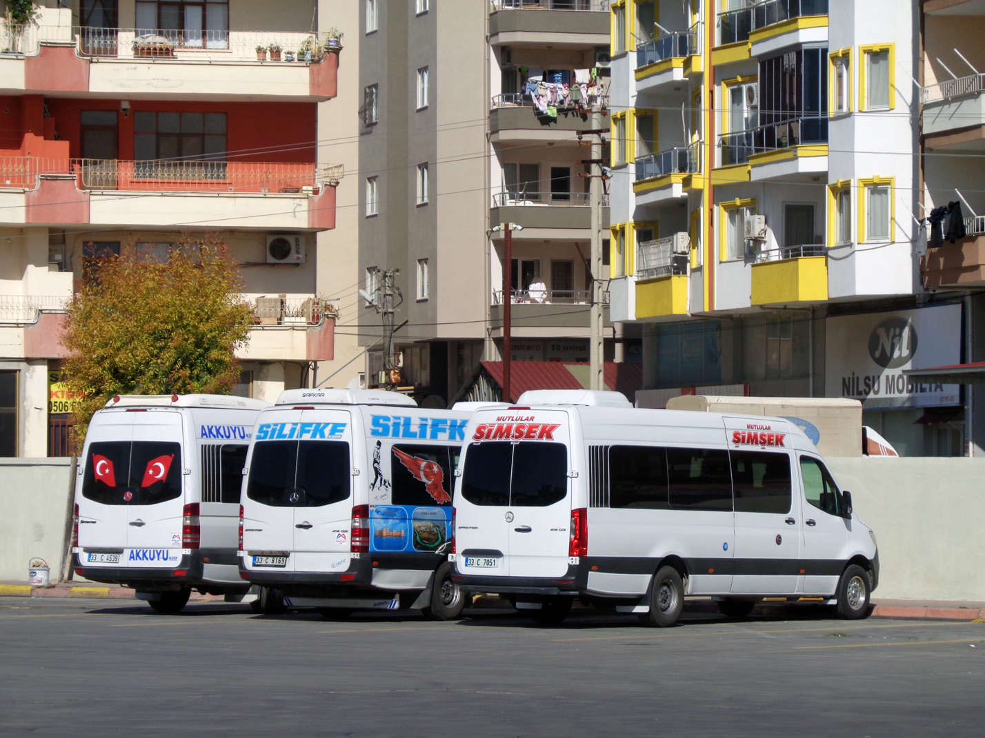 Турция, Arobus № 33 C 4539; Турция, Mercedes-Benz Sprinter W906 416CDI № 49; Турция, Arobus № 33 C 7051