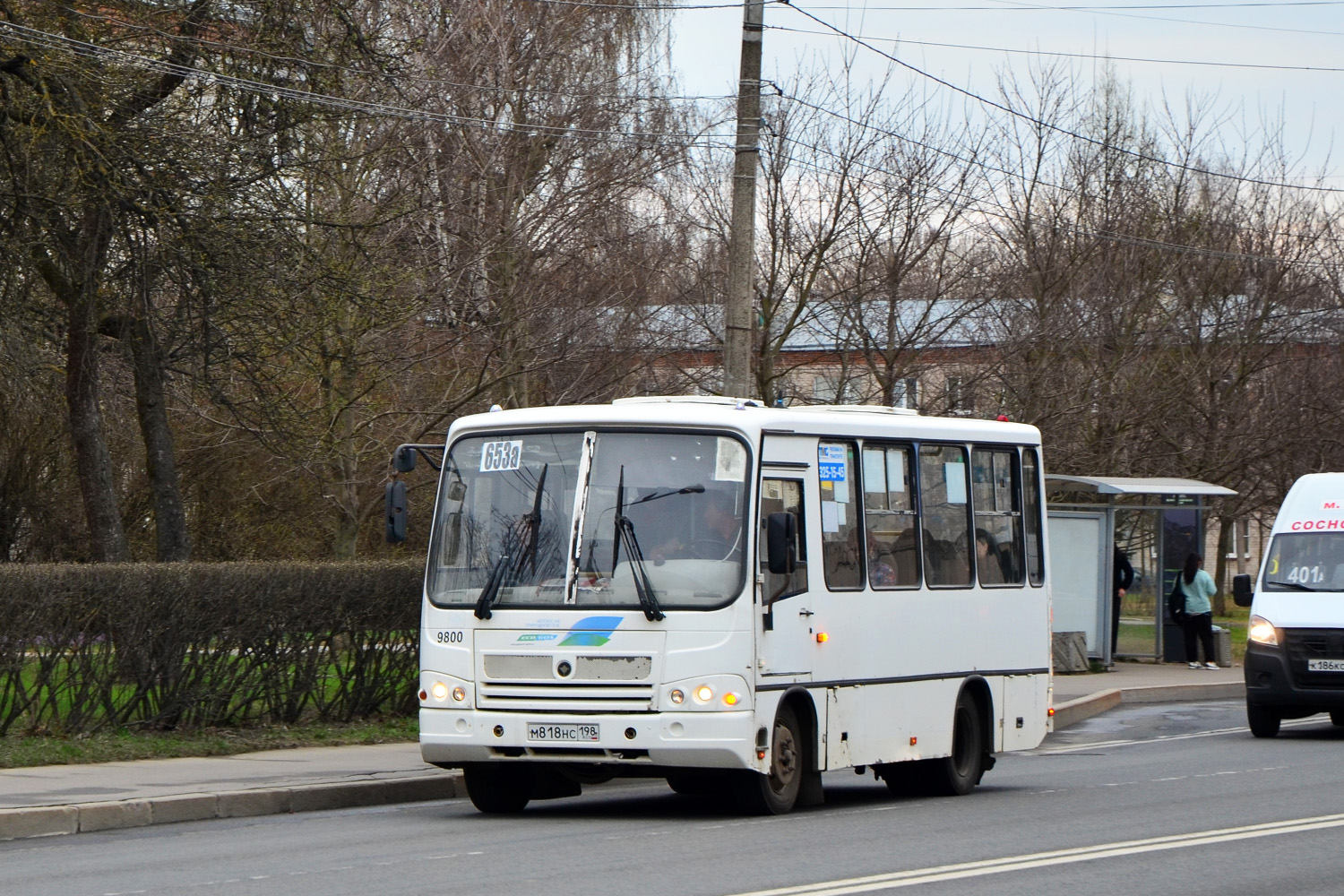 Санкт-Петербург, ПАЗ-320302-11 № 9800