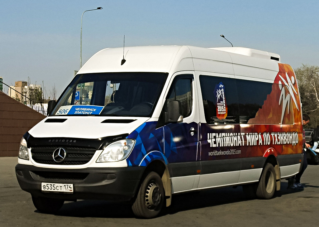 Челябинская область, Луидор-223602 (MB Sprinter) № В 535 СТ 174