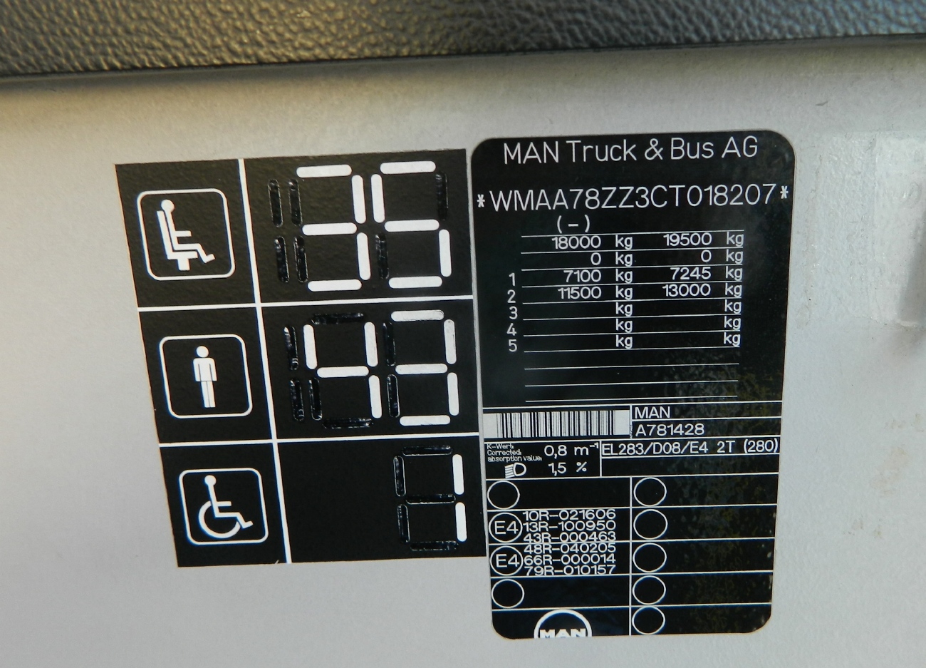 Ханты-Мансийский АО, MAN A78 Lion's City LE EL283 № Е 830 КУ 186