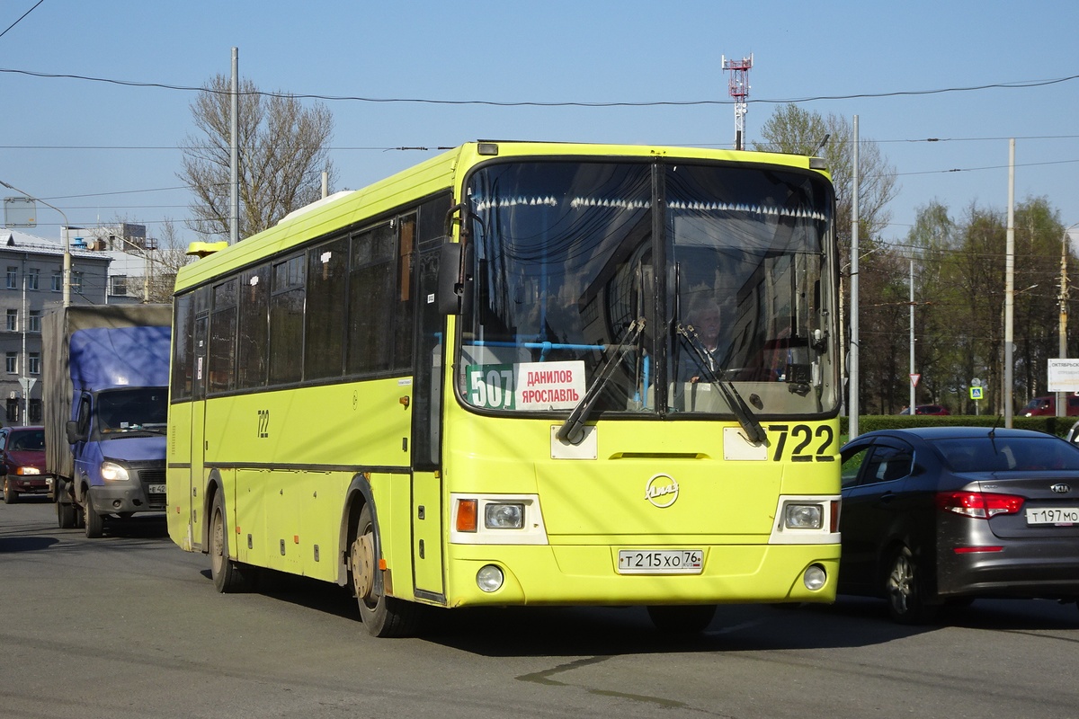 Ярославская область, ЛиАЗ-5256.23-01 (ГолАЗ) № 722