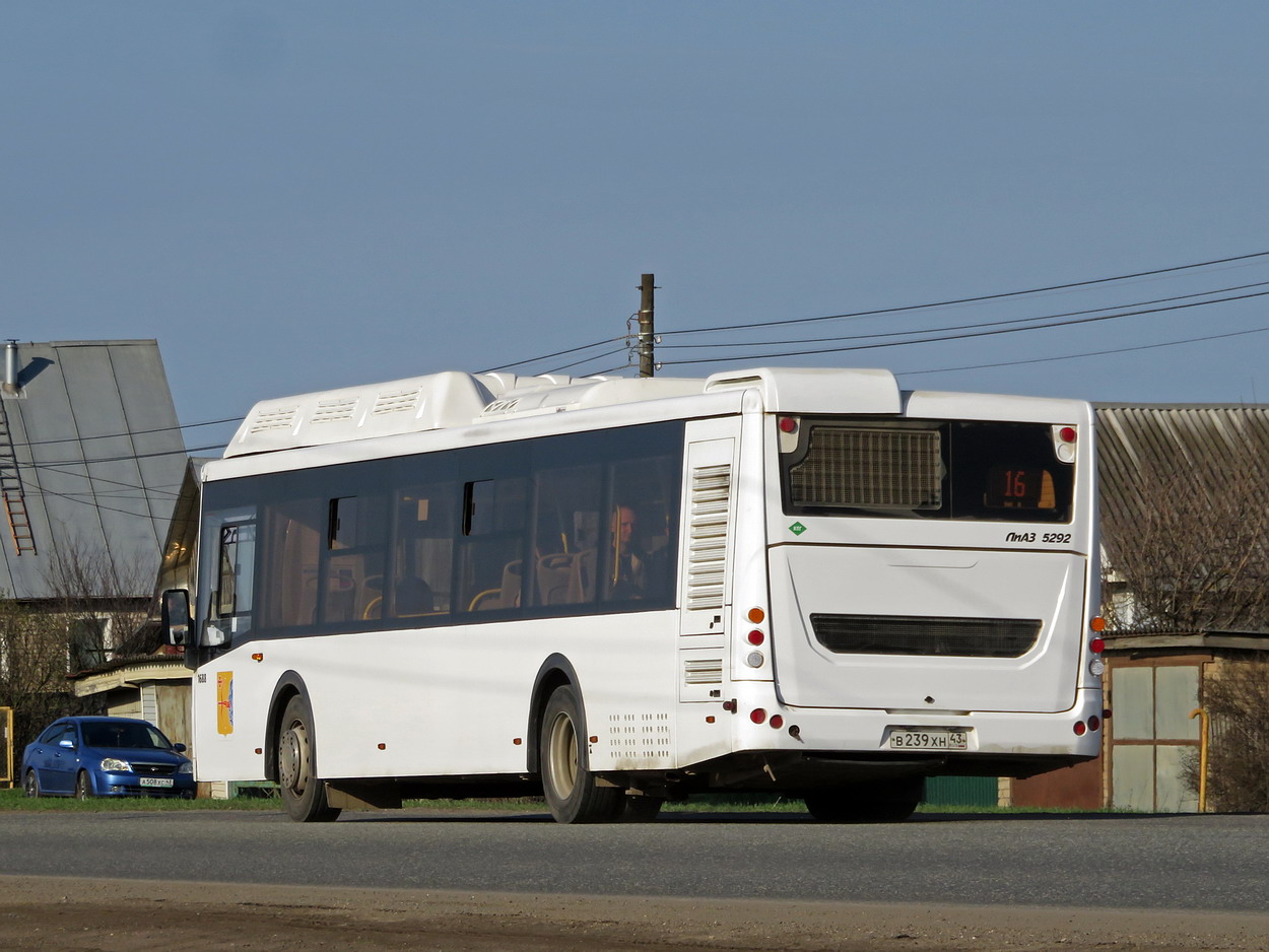 Кировская область, ЛиАЗ-5292.67 (CNG) № х688