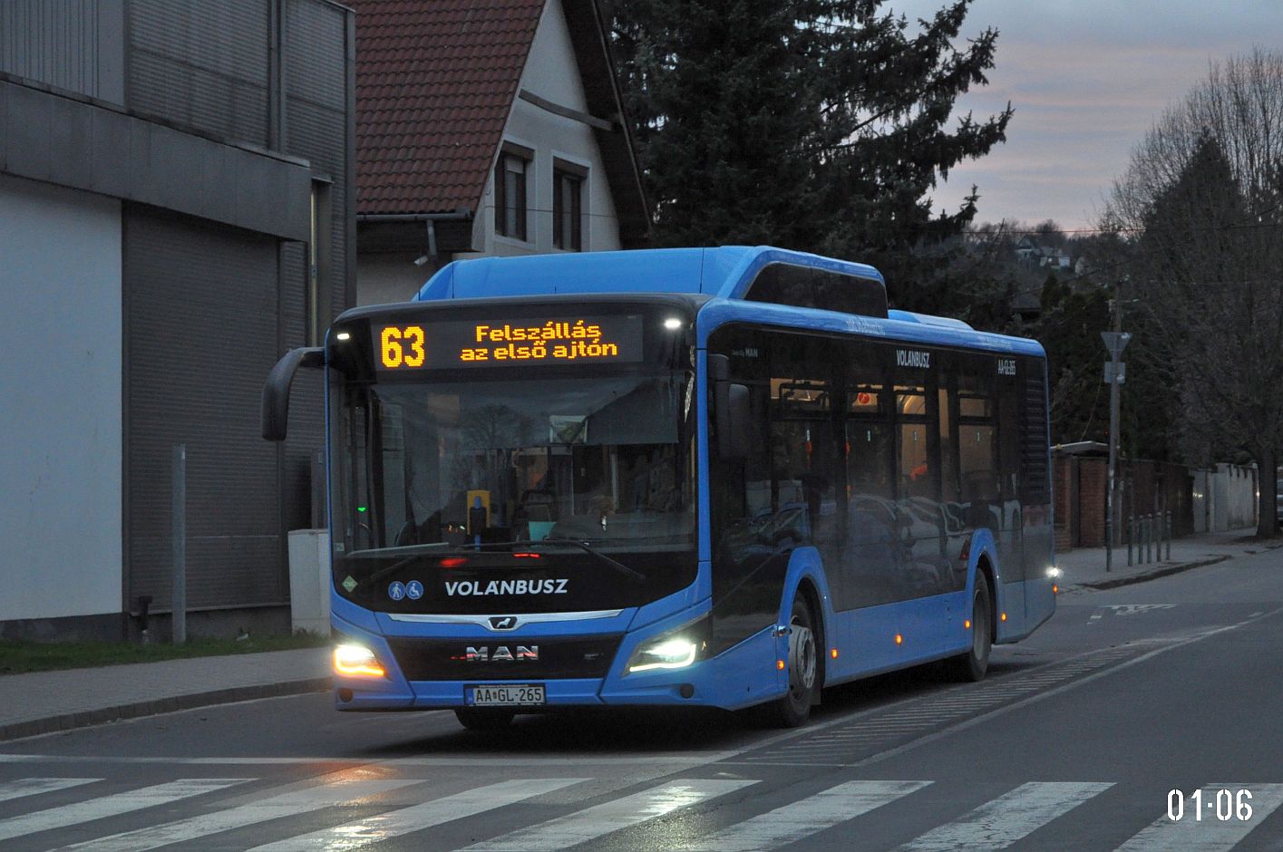 Венгрия, MAN 12C Lion's City 12 G NL320 № AA GL-265