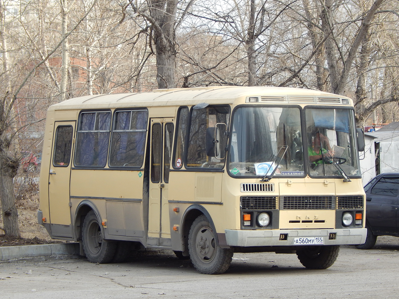 Омская область, ПАЗ-32053 № А 560 МУ 155