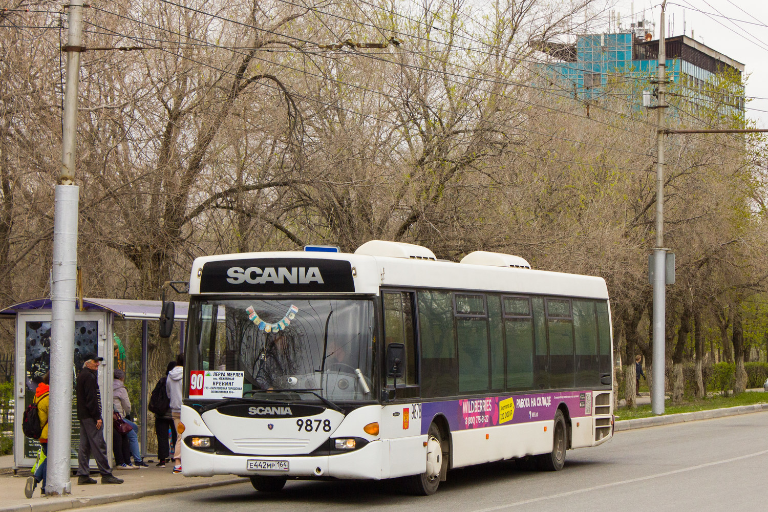 Saratov region, Scania OmniLink I (Scania-St.Petersburg) Nr. Е 442 МР 164