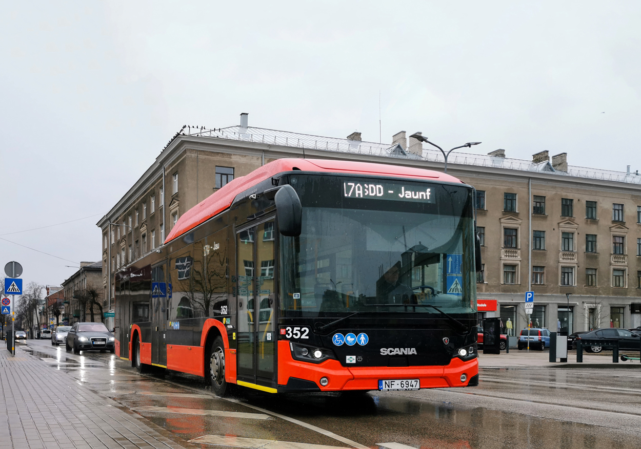 Латвия, Scania Citywide LF II 12.1 № 352