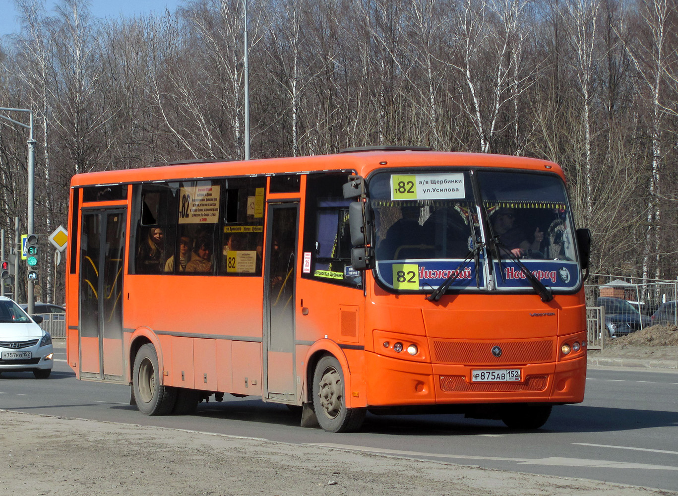 Nizhegorodskaya region, PAZ-320414-04 "Vektor" Nr. Р 875 АВ 152