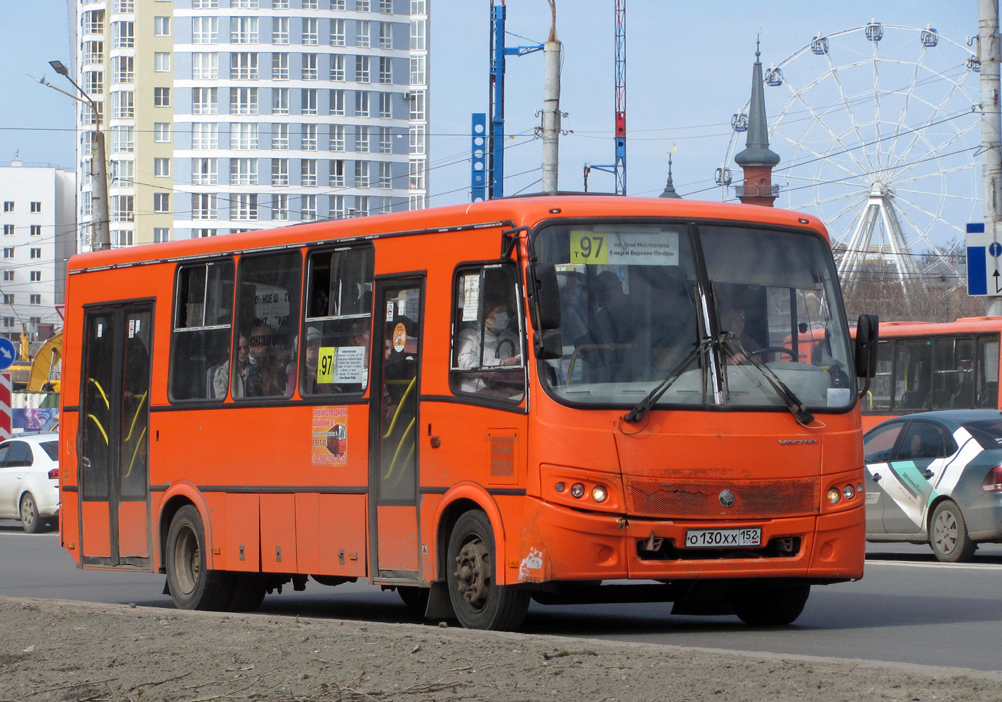 Нижегородская область, ПАЗ-320414-05 "Вектор" № О 130 ХХ 152