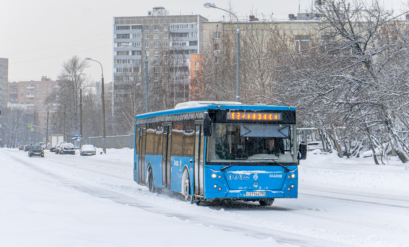 Москва, ЛиАЗ-5292.22 (2-2-2) № 041008