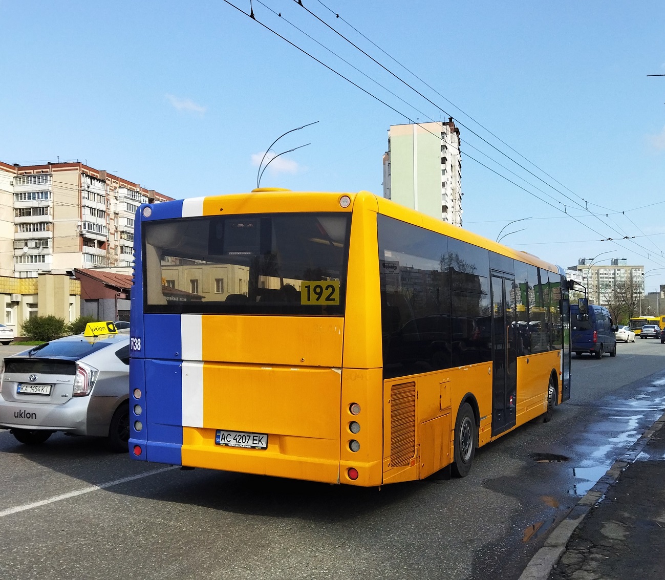 Киев, VDL Berkhof Ambassador 180 № 738 Киев, VDL Berkhof Ambassador 180 № 738