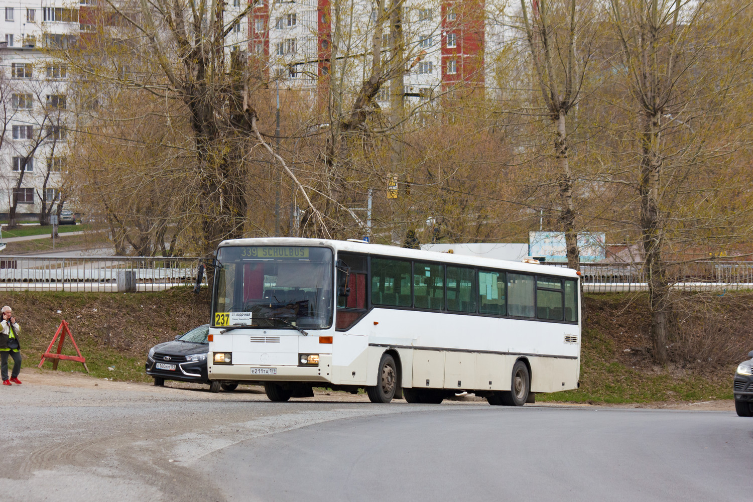 Perm region, Mercedes-Benz O408 # Е 211 ТА 159