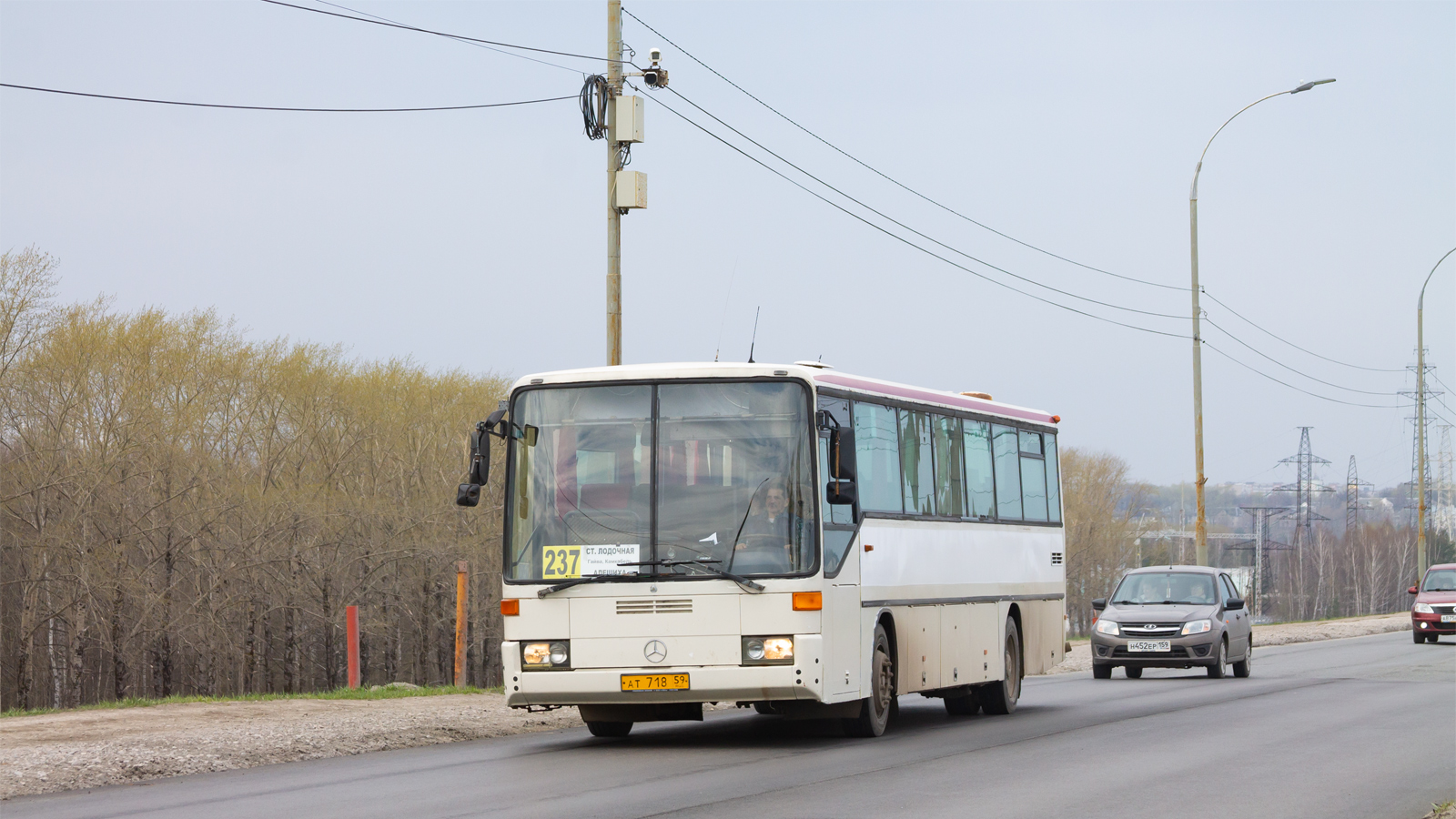 Пермский край, Mercedes-Benz O408 № АТ 718 59