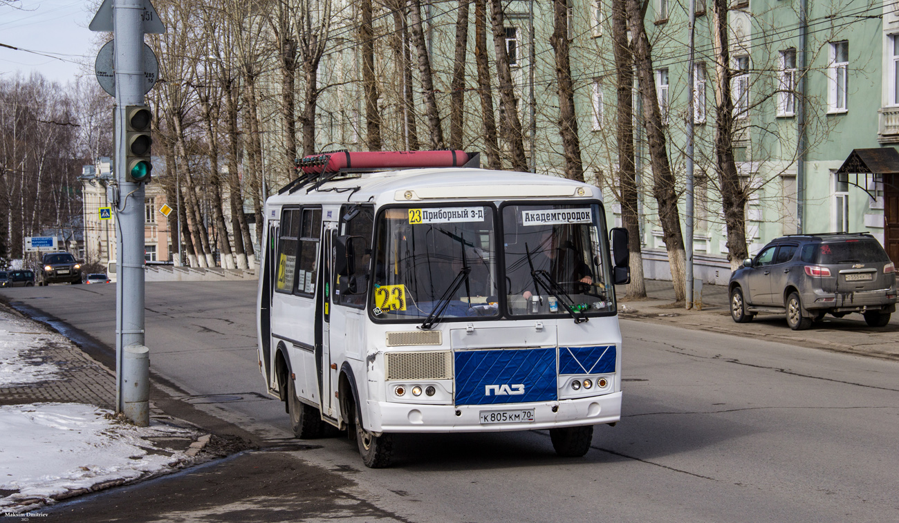 Томская область, ПАЗ-32054 № К 805 КМ 70