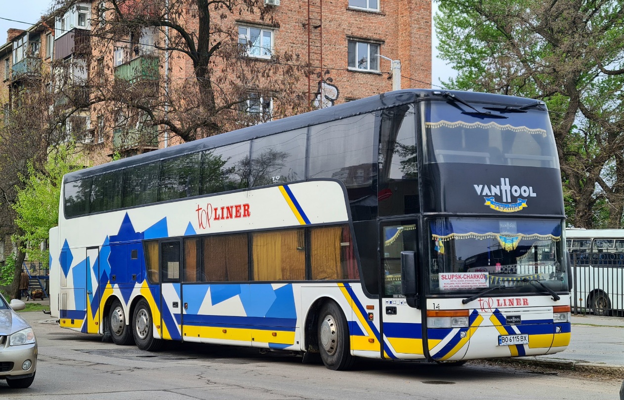 Тернопольская область, Van Hool TD927 Astromega № BO 6115 BX