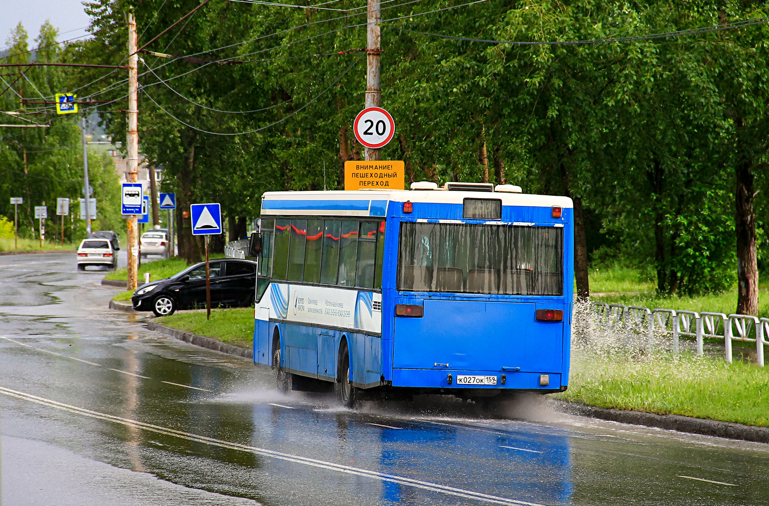 Perm region, Mercedes-Benz O405 č. К 027 ОК 159