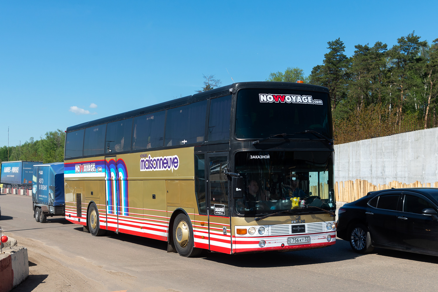 Новгородская область, Van Hool T816 Altano № Е 756 КТ 53 Новгородская область, Van Hool T816 Altano № Е 756 КТ 53