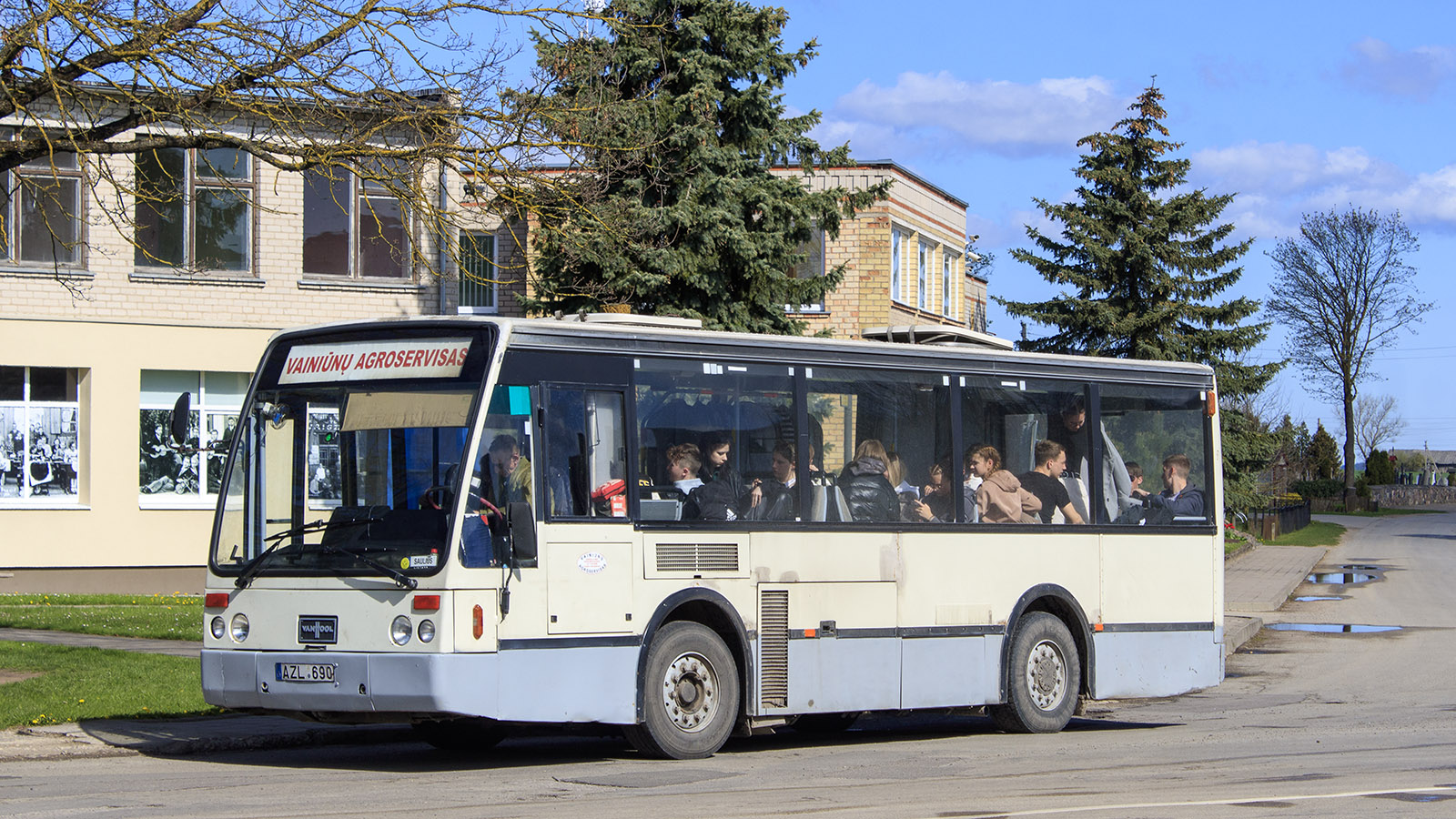 Литва, Van Hool A508 № AZL 690