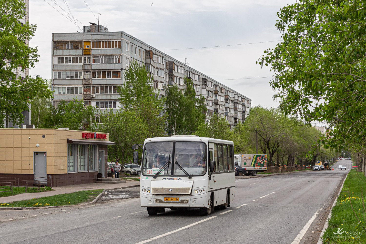 Татарстан, ПАЗ-320302-12 "Вектор" № АС 063 16