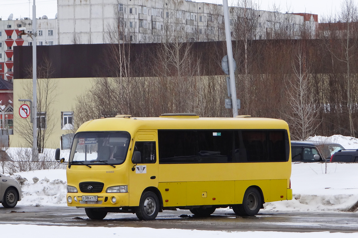 Томская область, Hyundai County LWB C12 (ТагАЗ) № Е 386 КТ 70