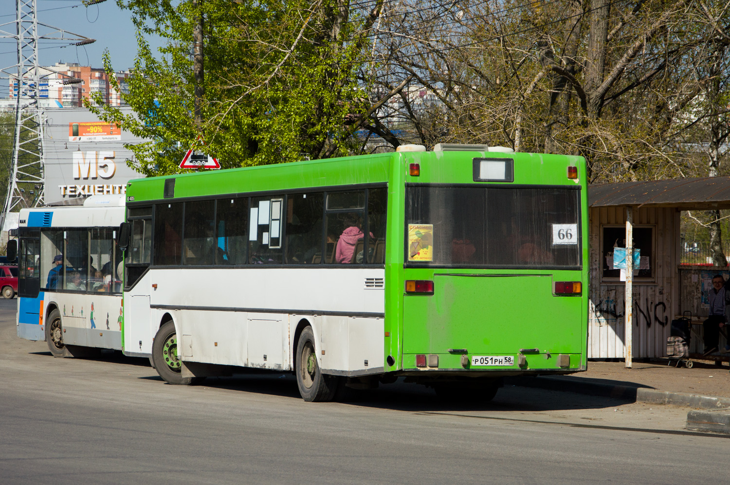 Penzai terület, Mercedes-Benz O405 sz.: Р 051 РН 58