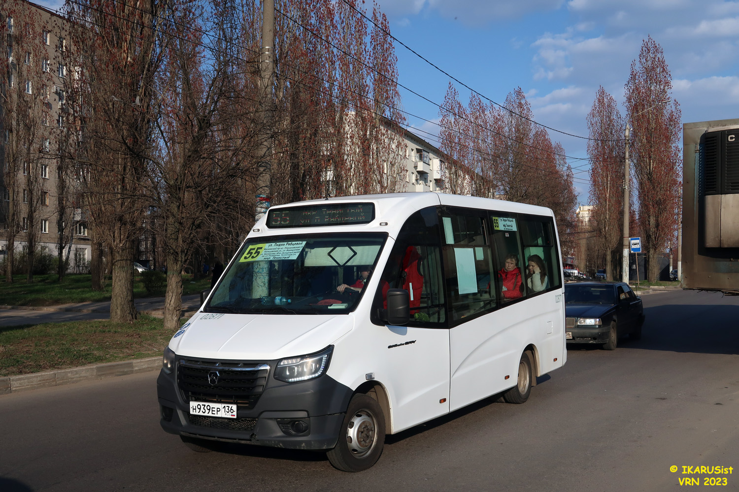 Воронежская область, ГАЗ-A68R52 City № 02871