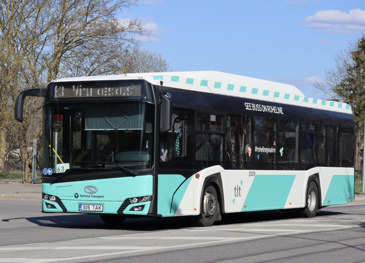 Эстония, Solaris Urbino IV 12 CNG № 3309