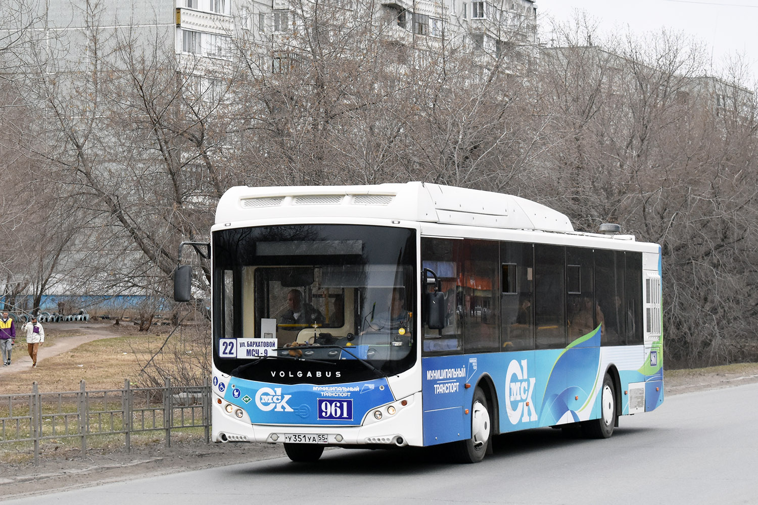 Омская область, Volgabus-5270.G2 (CNG) № 961