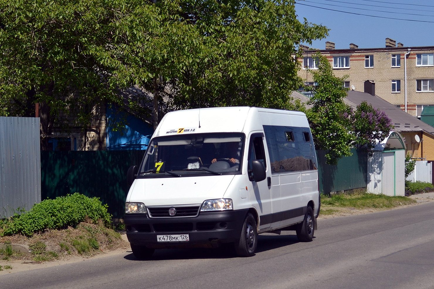 Ставропольский край, FIAT Ducato 244 [RUS] № К 478 МК 126