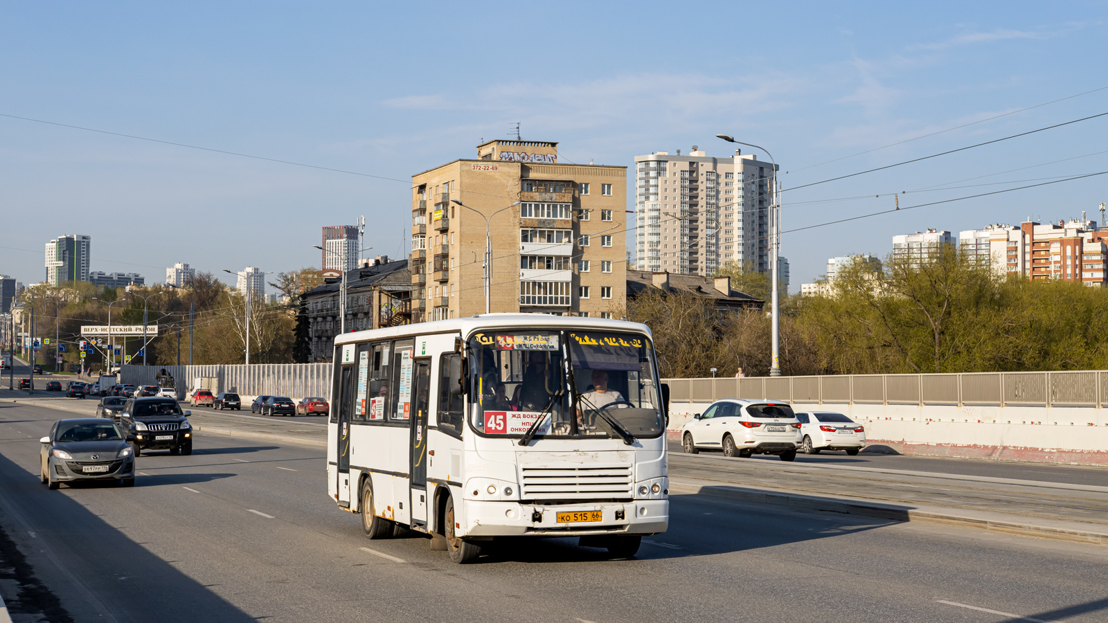 Свердловская область, ПАЗ-320402-05 № КО 515 66