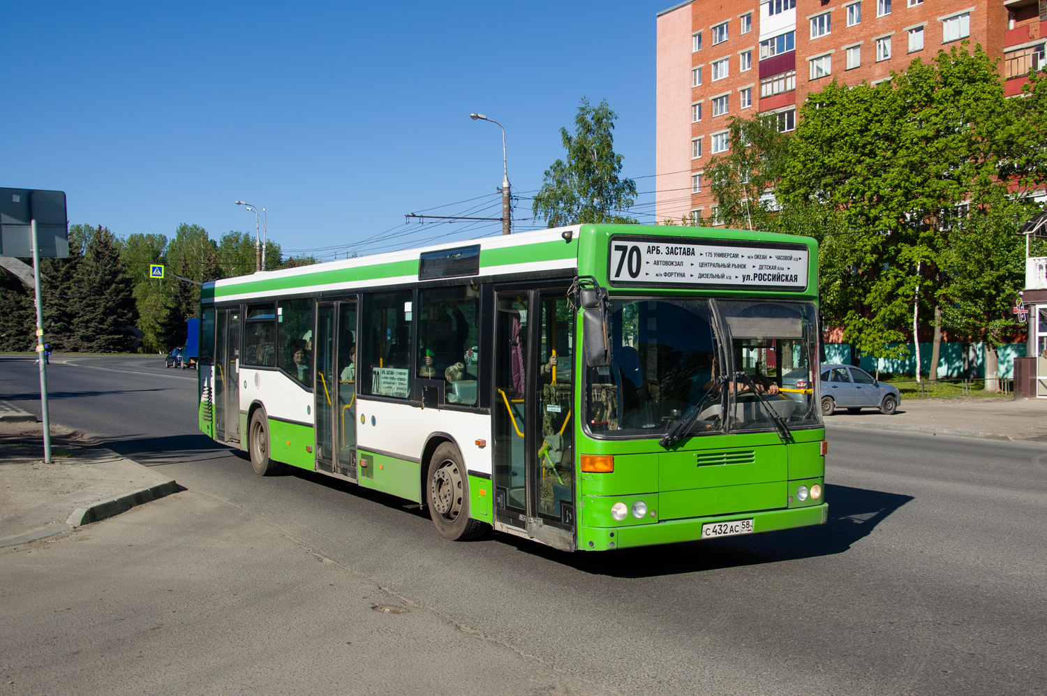 Penza region, Mercedes-Benz O405N2 (SAM) Nr. С 432 АС 58