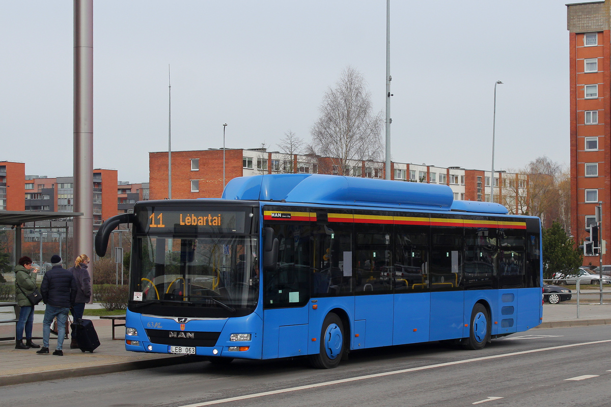 Литва, MAN A21 Lion's City NL273 CNG № 63