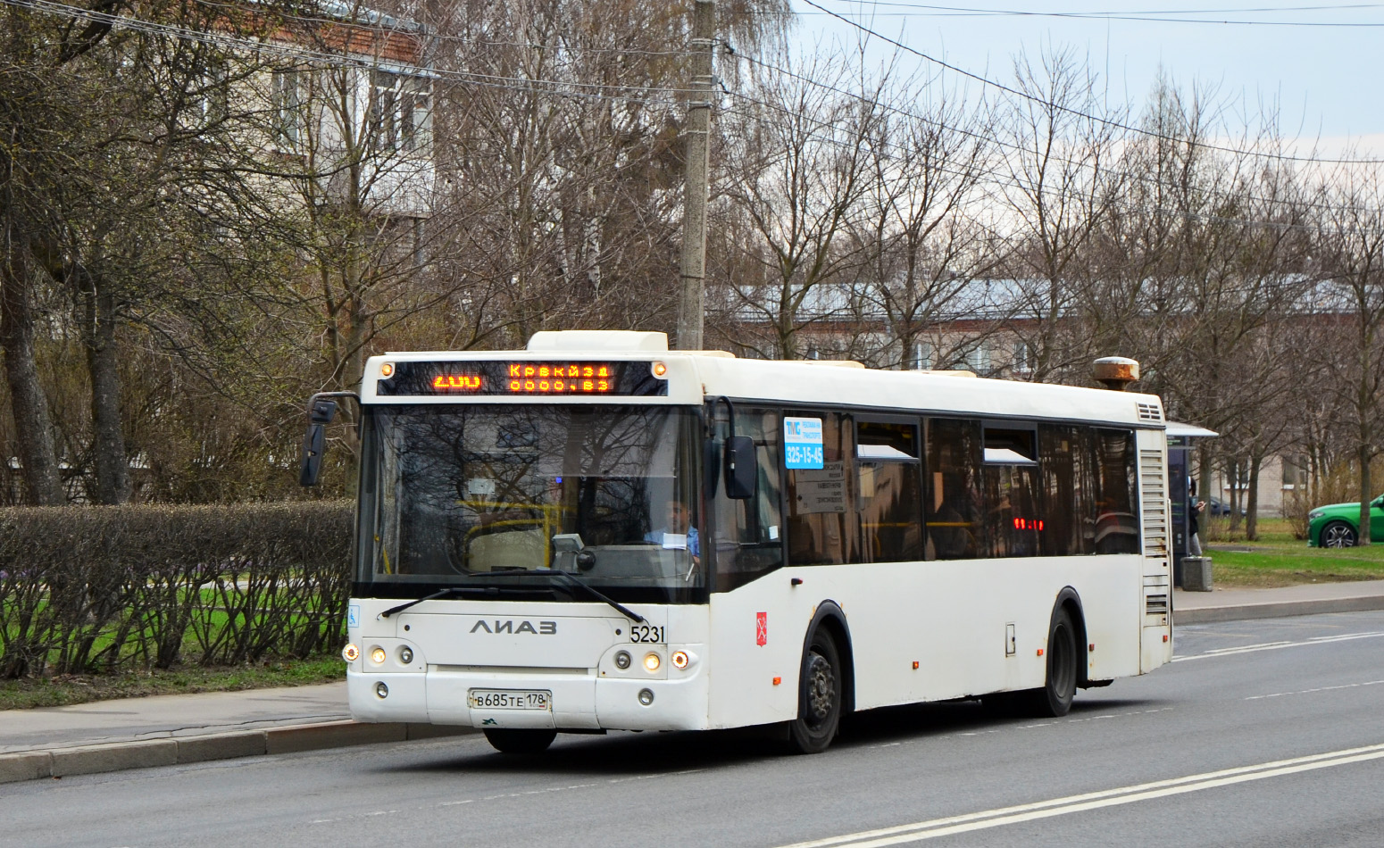 Санкт-Петербург, ЛиАЗ-5292.60 № 5231