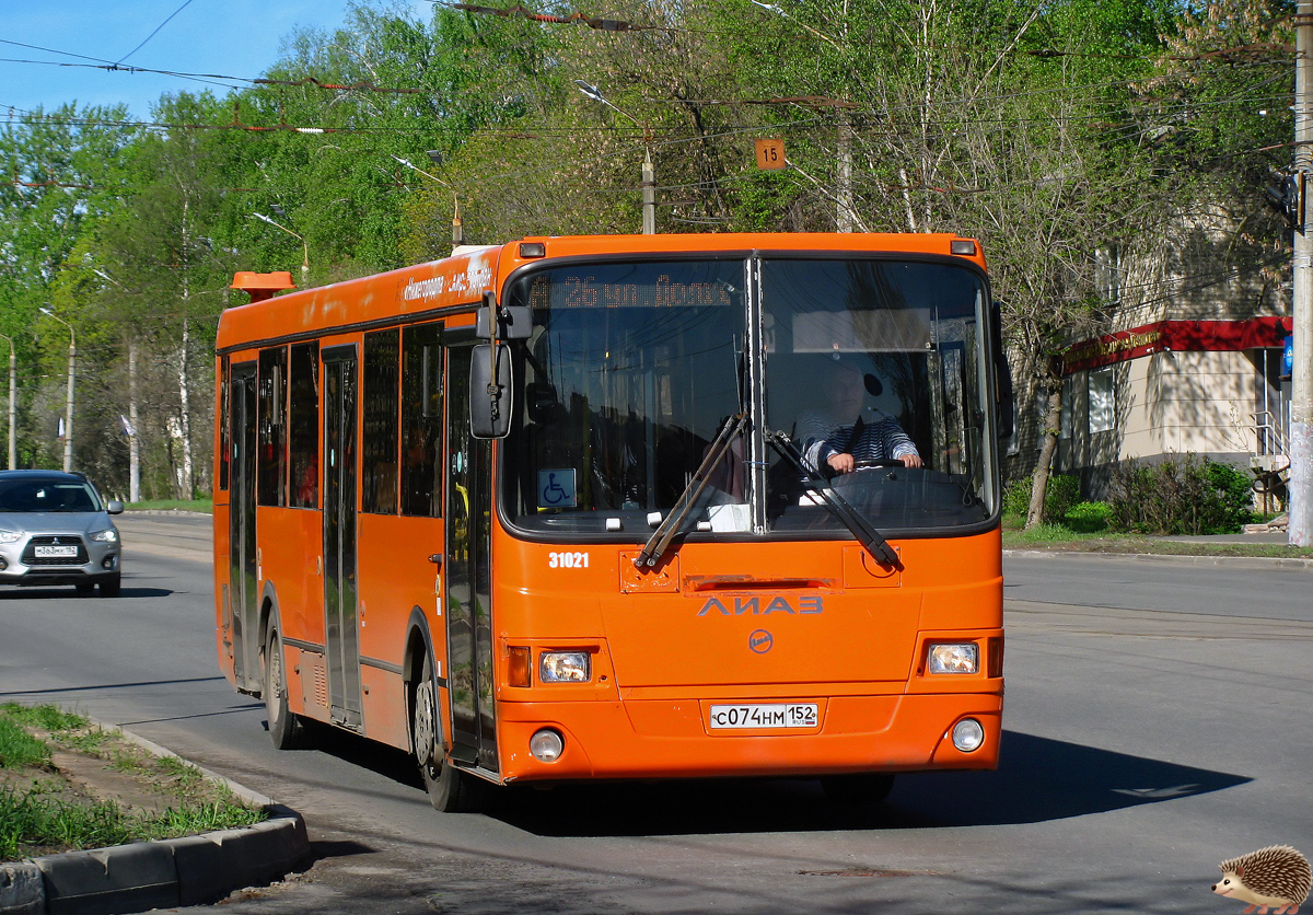 Нижегородская область, ЛиАЗ-5293.60 № 31021