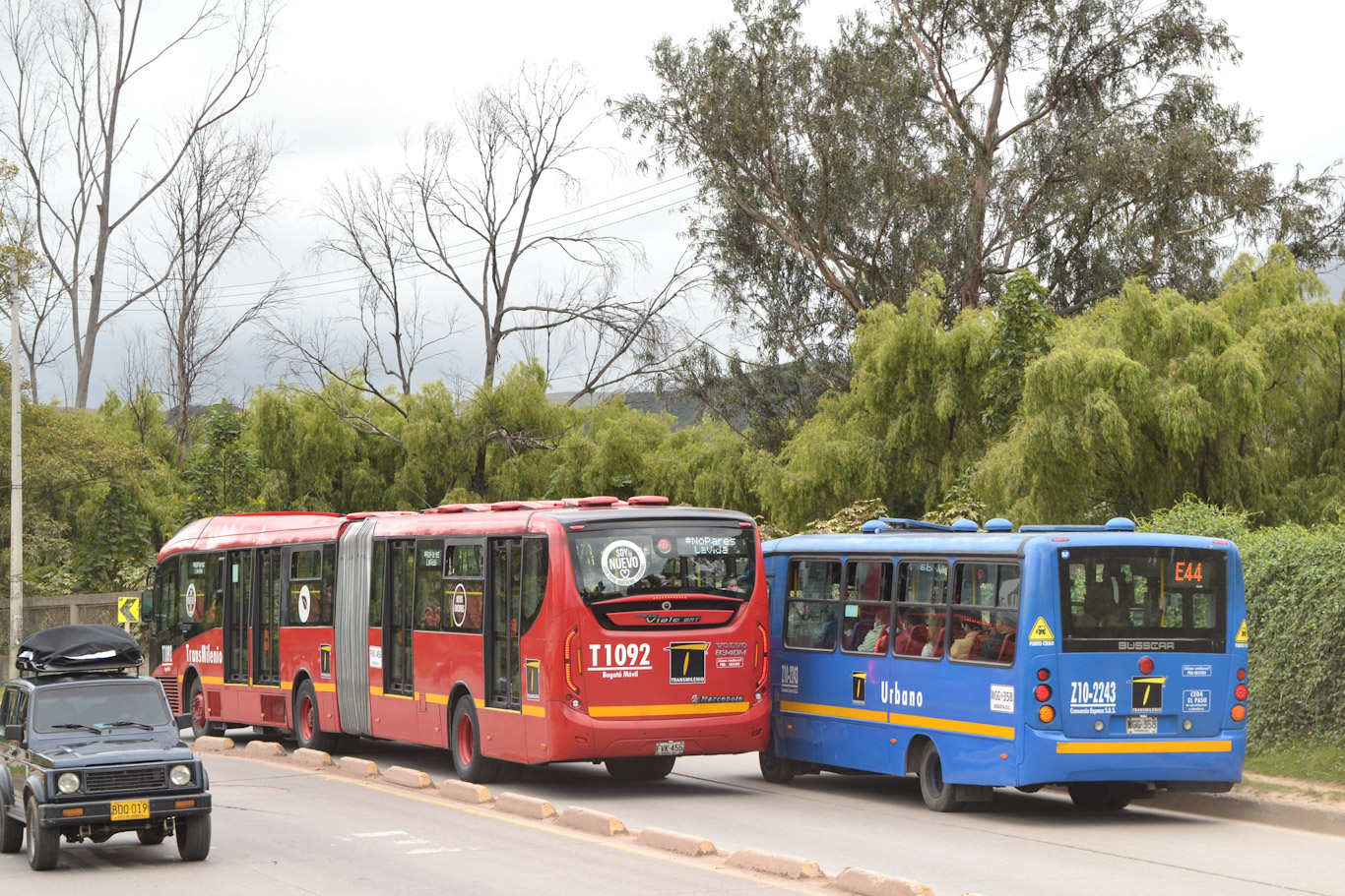 Колумбия, Marcopolo Gran Viale BRT S № T1092; Колумбия, Busscar Fussion № Z10-2243
