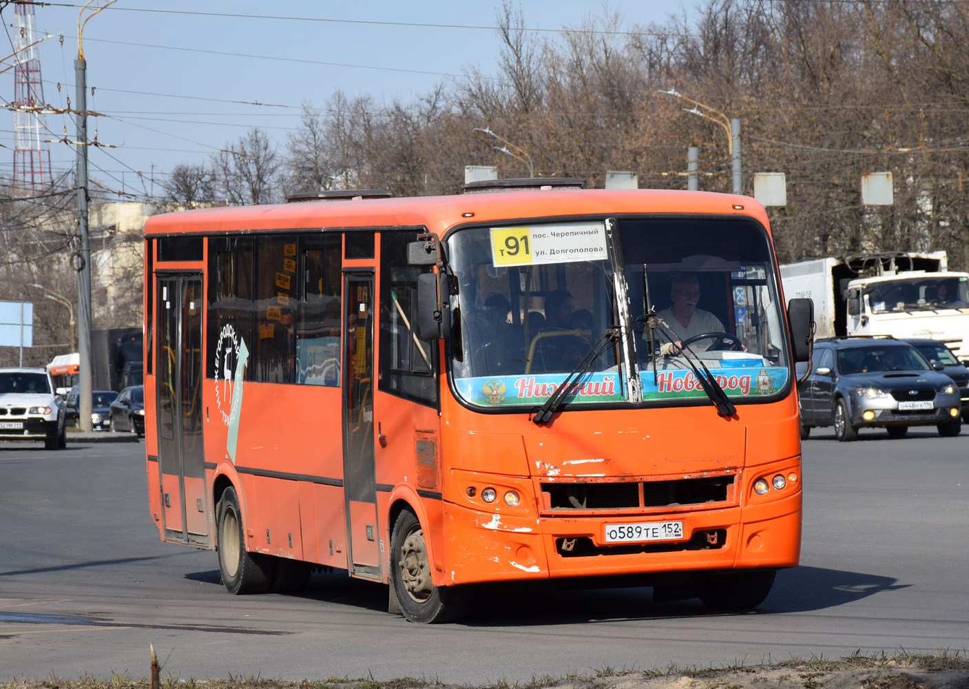 Нижегородская область, ПАЗ-320414-04 "Вектор" № О 589 ТЕ 152