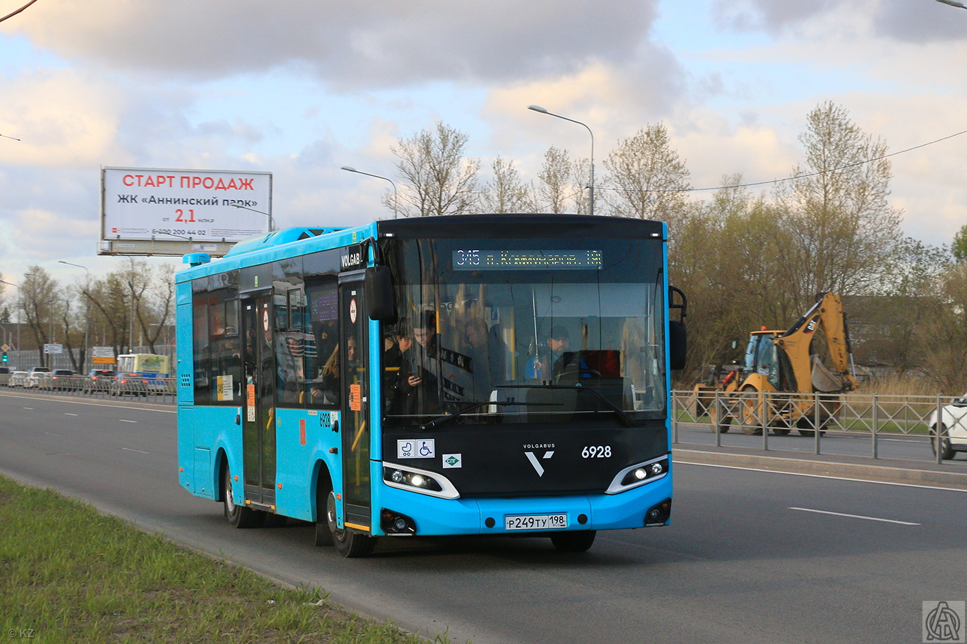Санкт-Петербург, Volgabus-4298.G4 (LNG) № 6928
