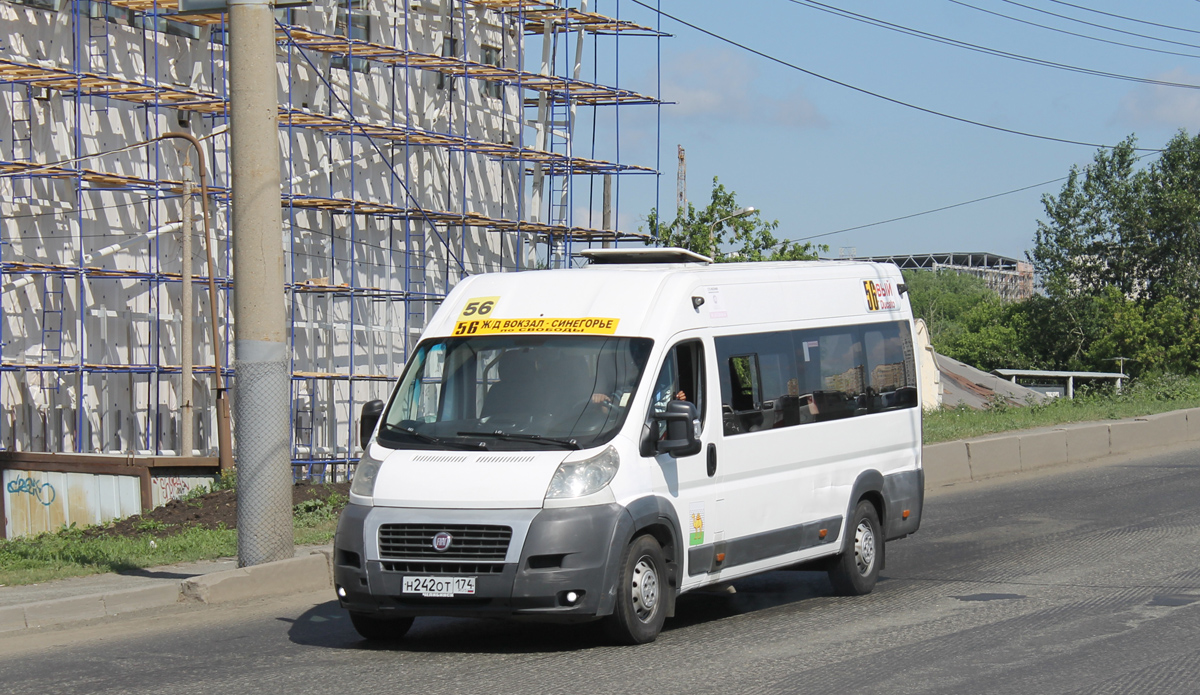 Челябинская область, Нижегородец-FST613 (FIAT Ducato) № Н 242 ОТ 174