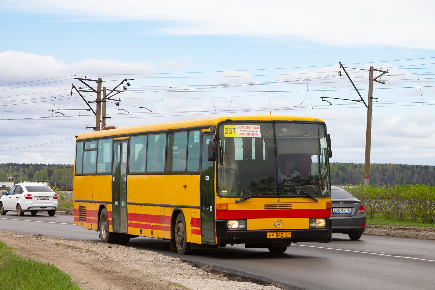 Пермский край, Mercedes-Benz O408 № АР 842 59