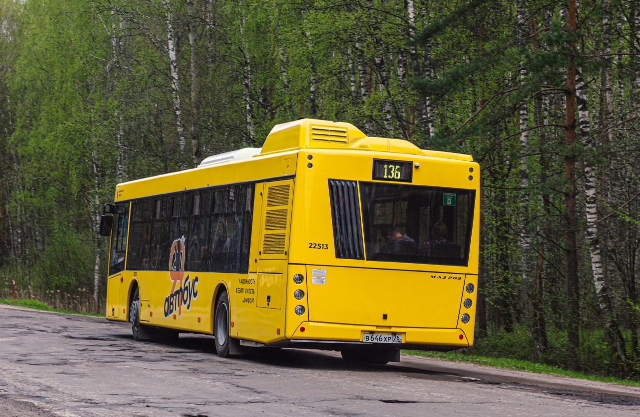 Ярославская область, МАЗ-203.047 № 22513