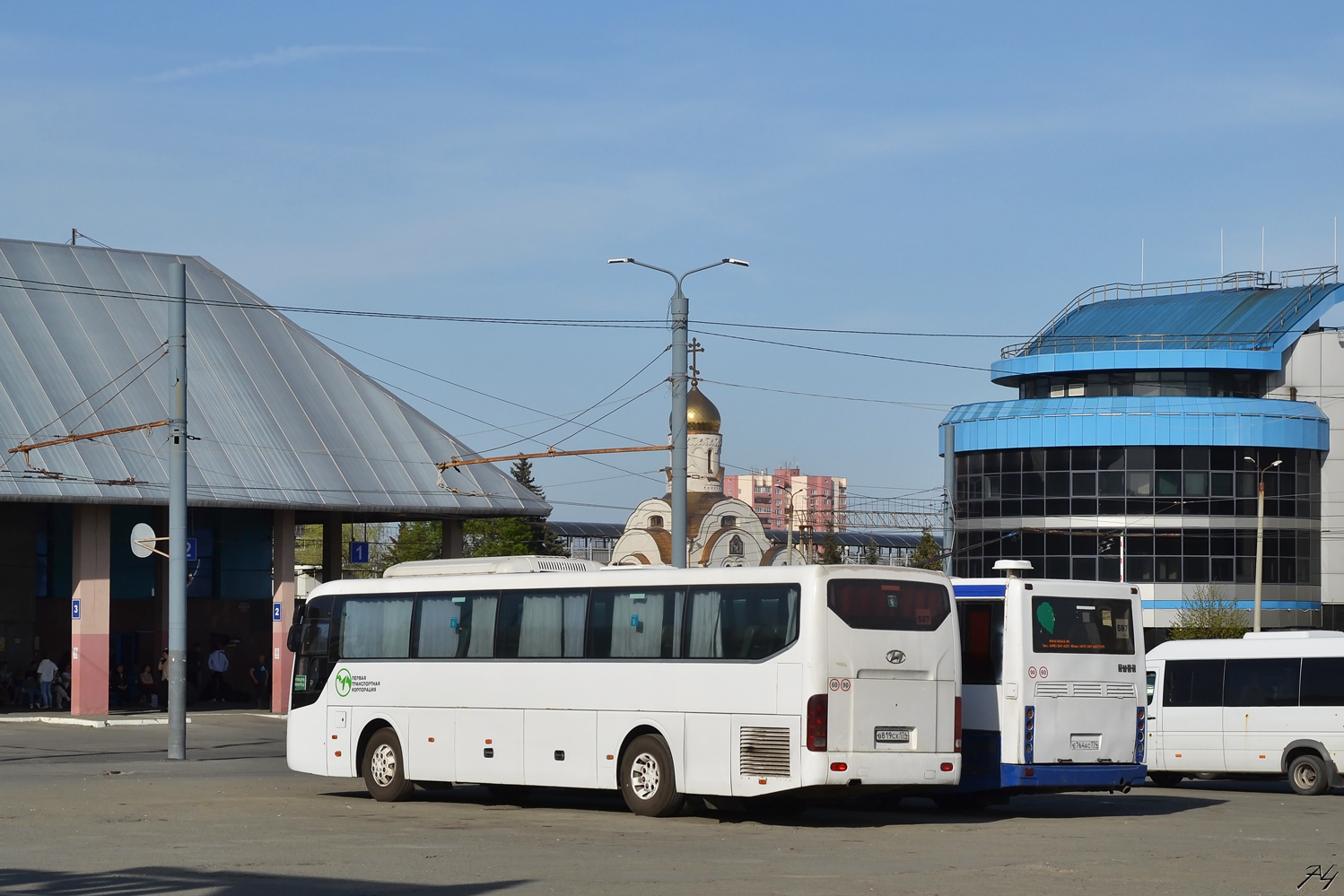 Челябинская область, Hyundai Universe Space Luxury № В 819 СХ 174