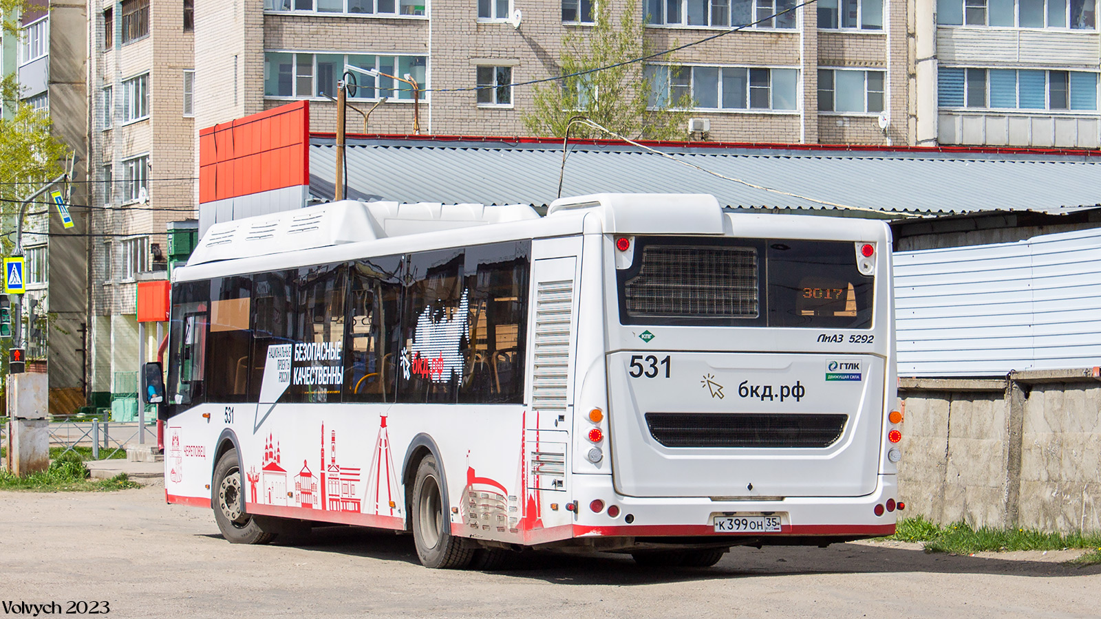 Вологодская область, ЛиАЗ-5292.67 (CNG) № 0531