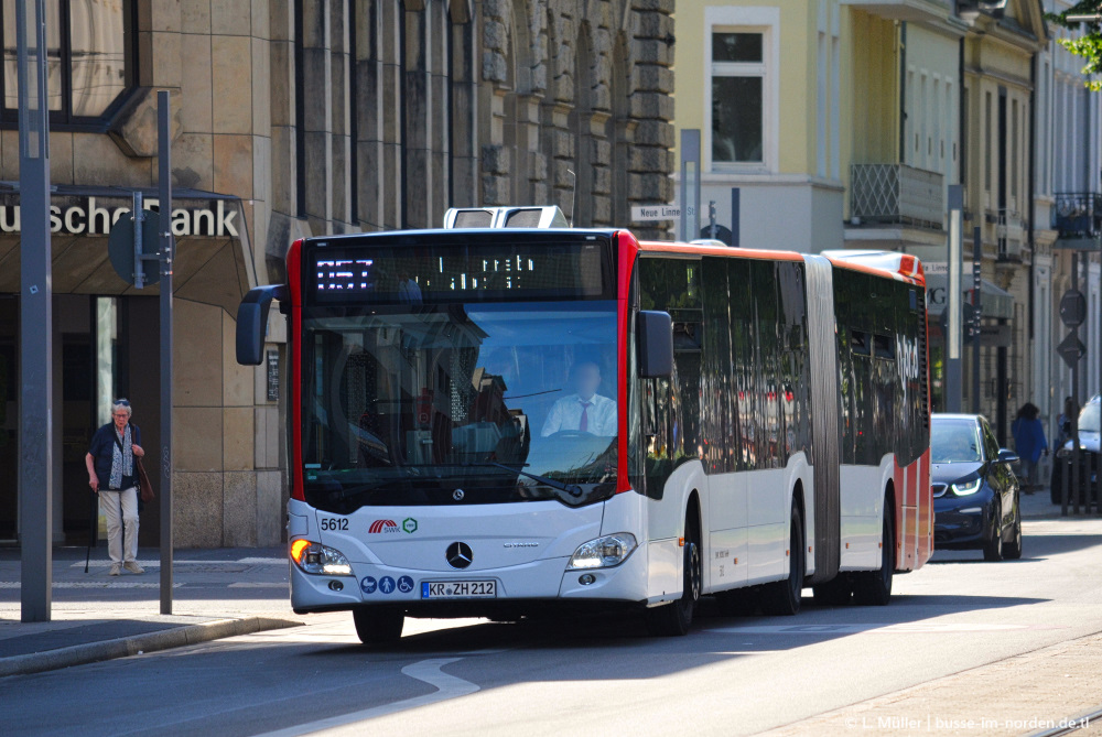 Северный Рейн-Вестфалия, Mercedes-Benz Citaro C2 G hybrid № 5612