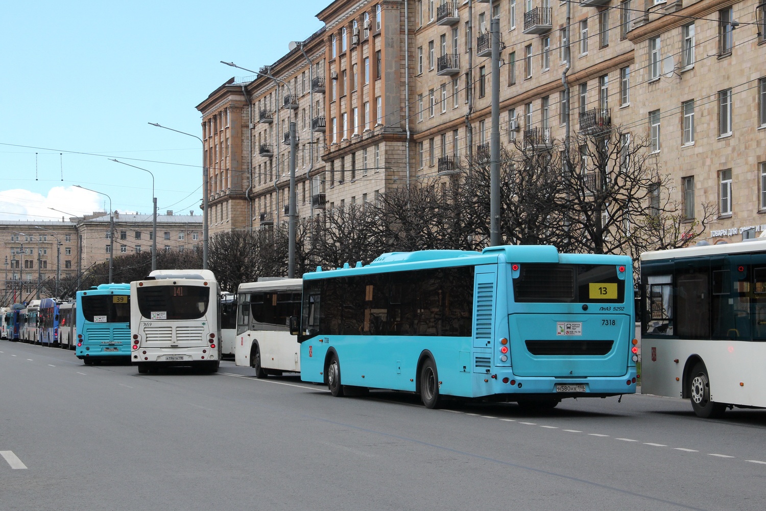 Санкт-Петербург, ЛиАЗ-5292.65 № 7318