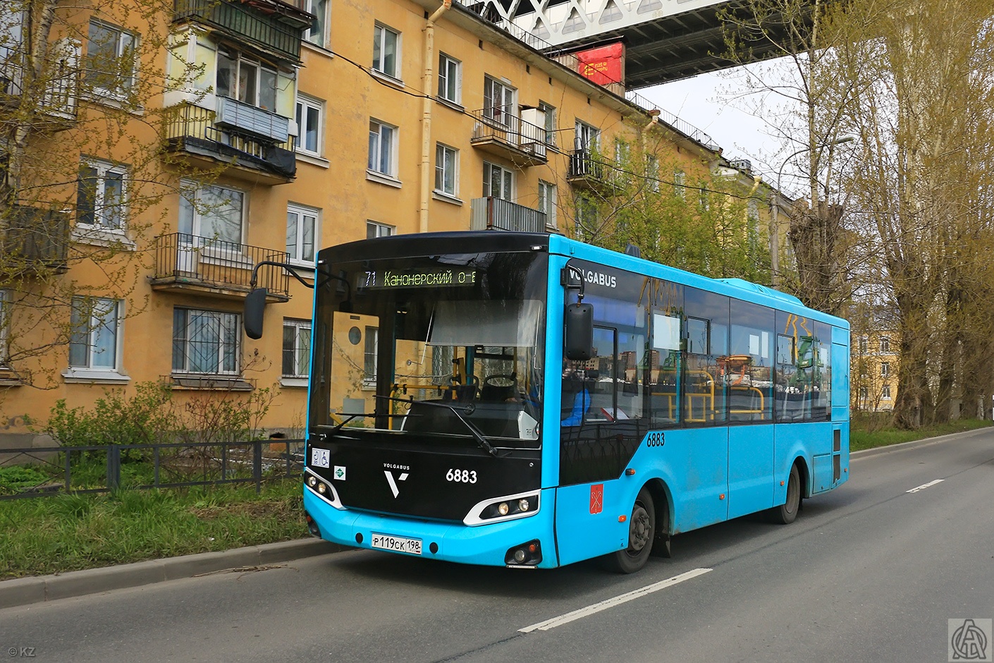 Санкт-Петербург, Volgabus-4298.G4 (LNG) № 6883