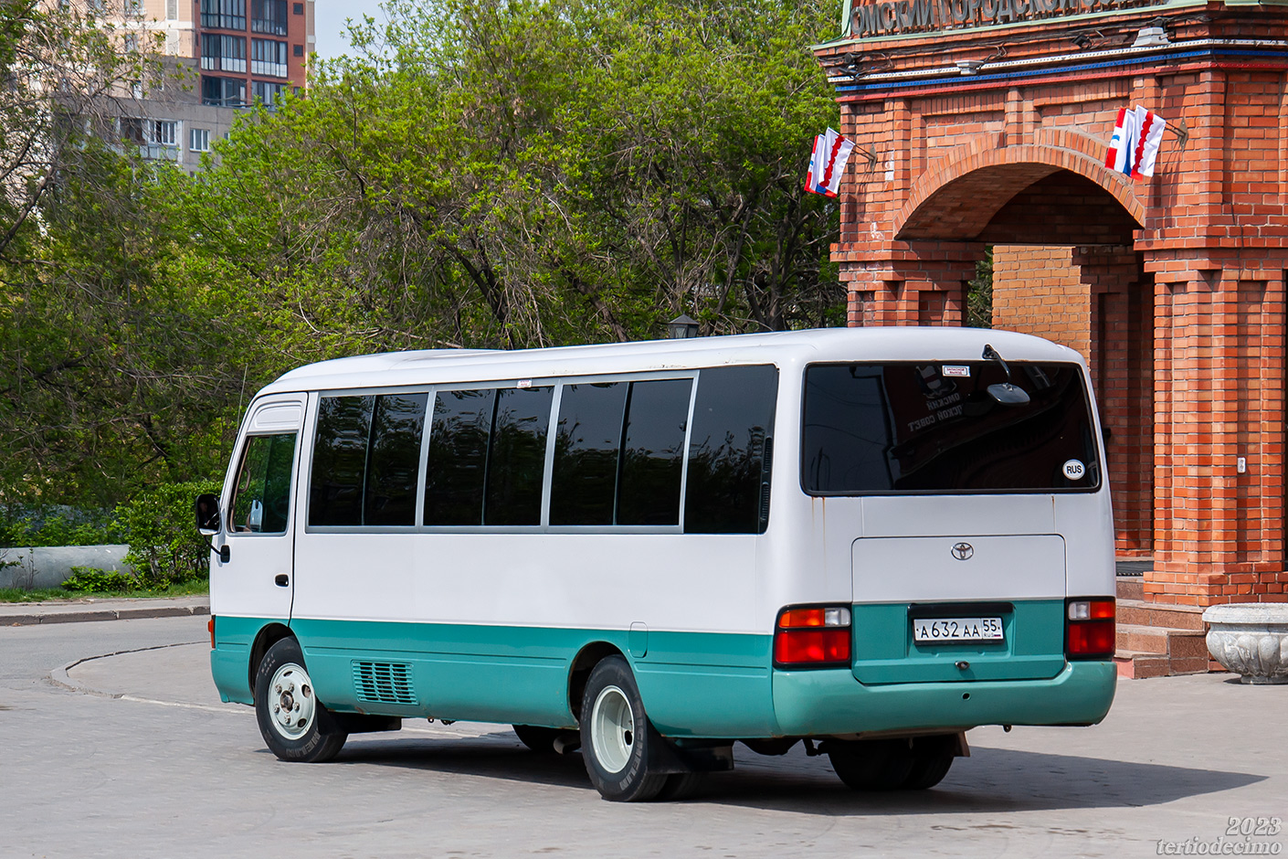 Омская область, Toyota Coaster (III B40/B50) № А 632 АА 55