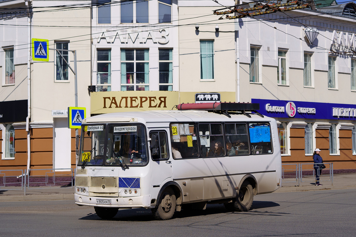 Томская область, ПАЗ-32054 № К 805 КМ 70