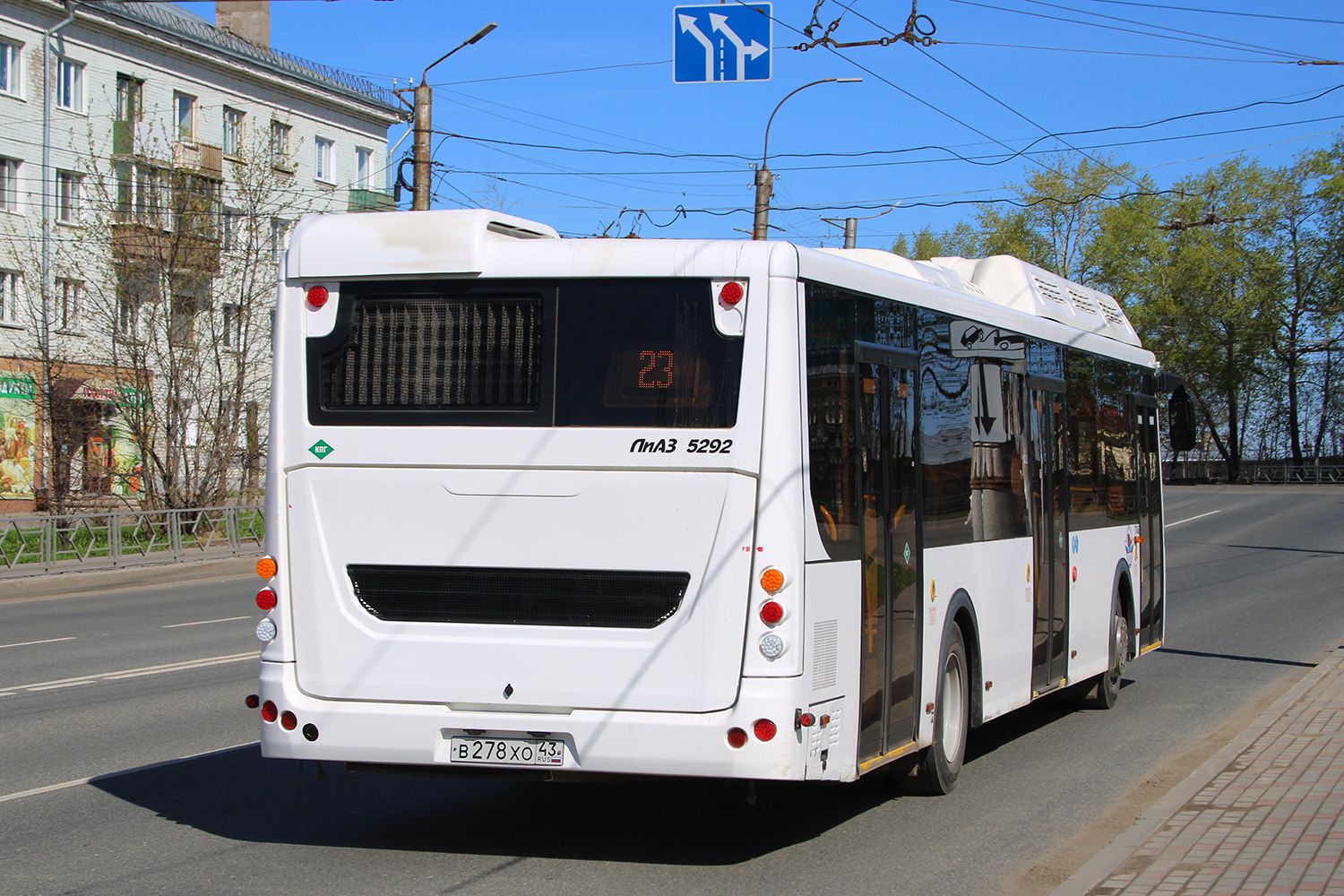 Кировская область, ЛиАЗ-5292.67 (CNG) № В 278 ХО 43