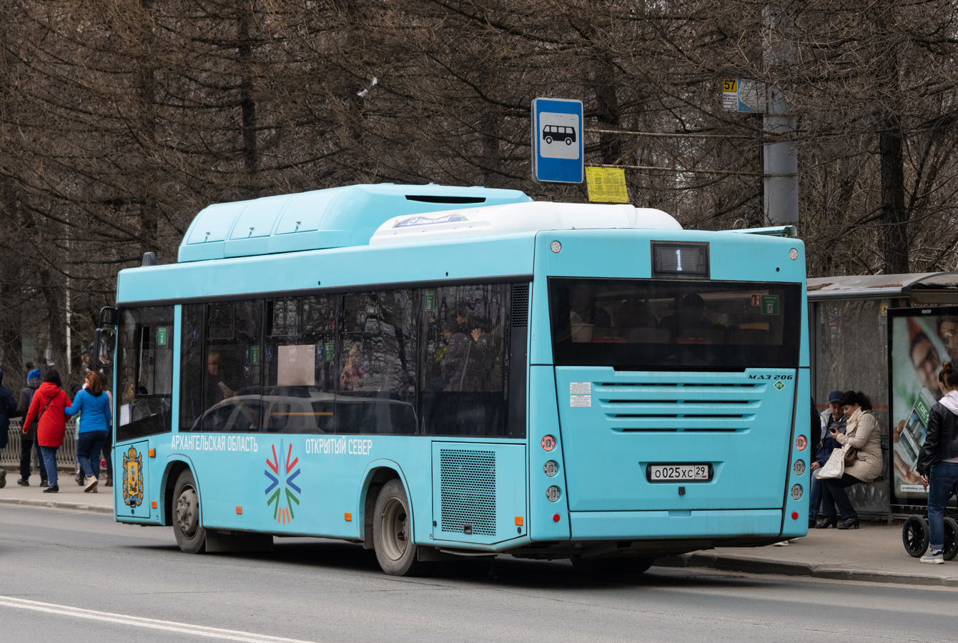 Архангельская область, МАЗ-206.948 № О 025 ХС 29