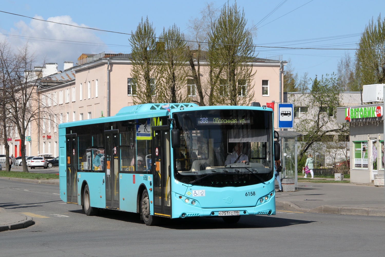 Санкт-Петербург, Volgabus-5270.G2 (LNG) № 6158